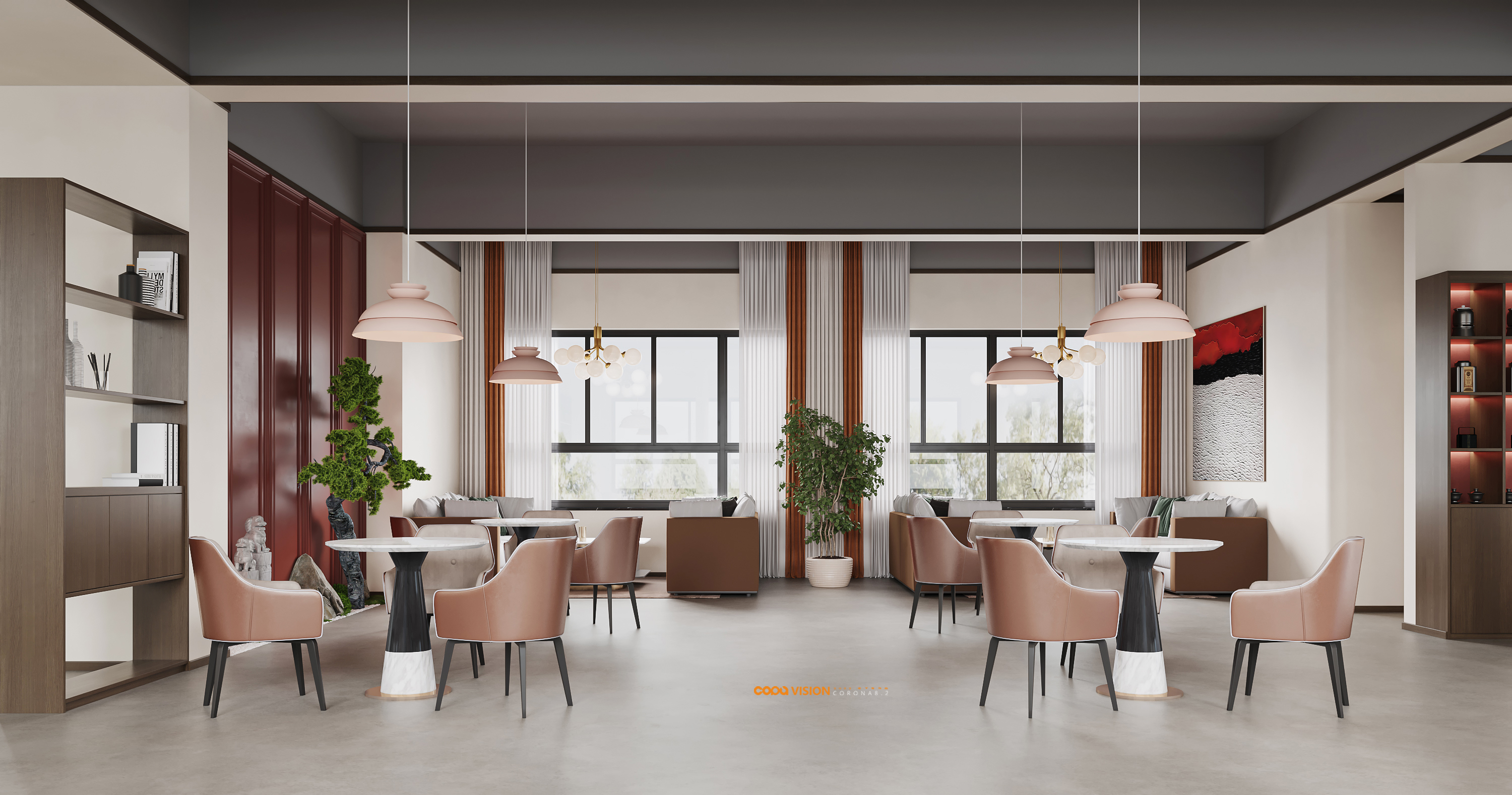 2022 年中下旬工装效果图表现作品丨靠背视觉-54