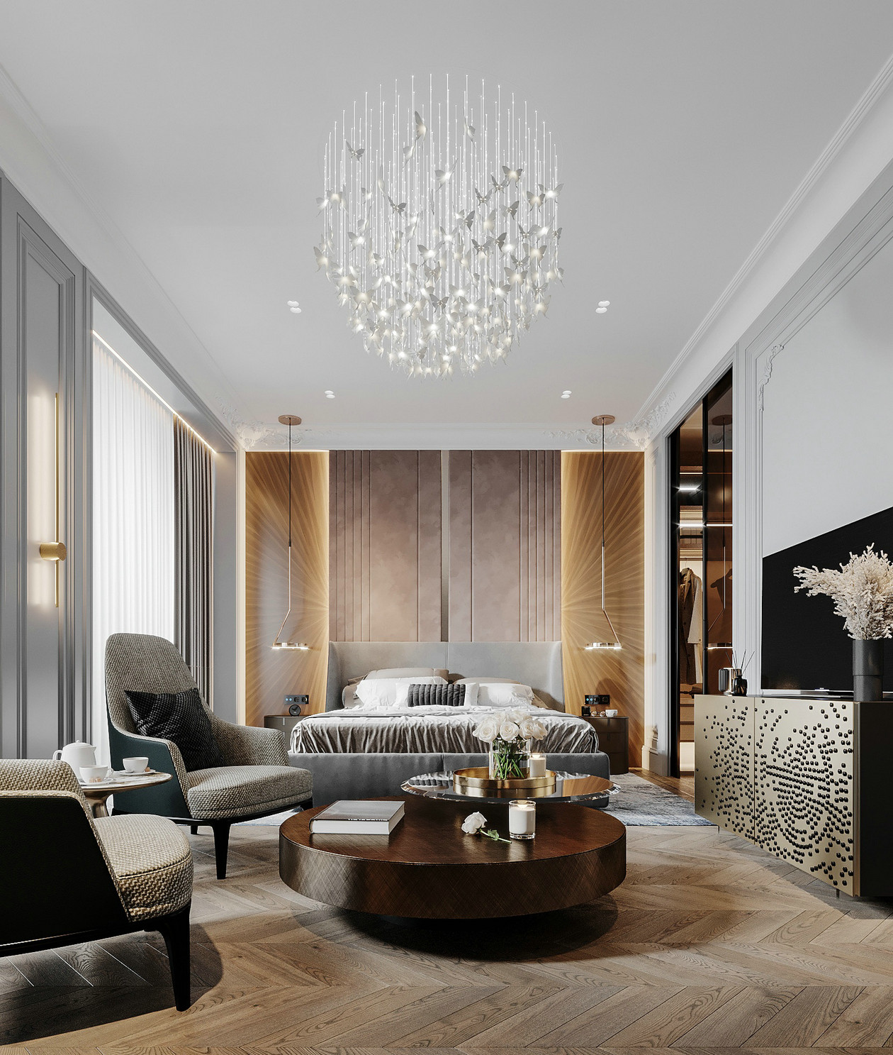 123㎡大平米住宅设计-7