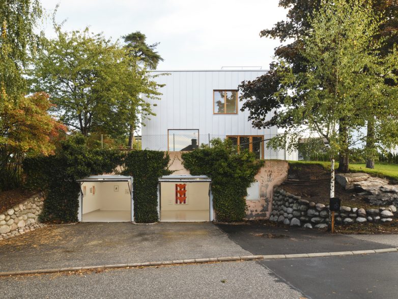 绿色环境中的白色住宅及画廊空间丨瑞典斯德哥尔摩丨Elding Oscarson建筑公司-13