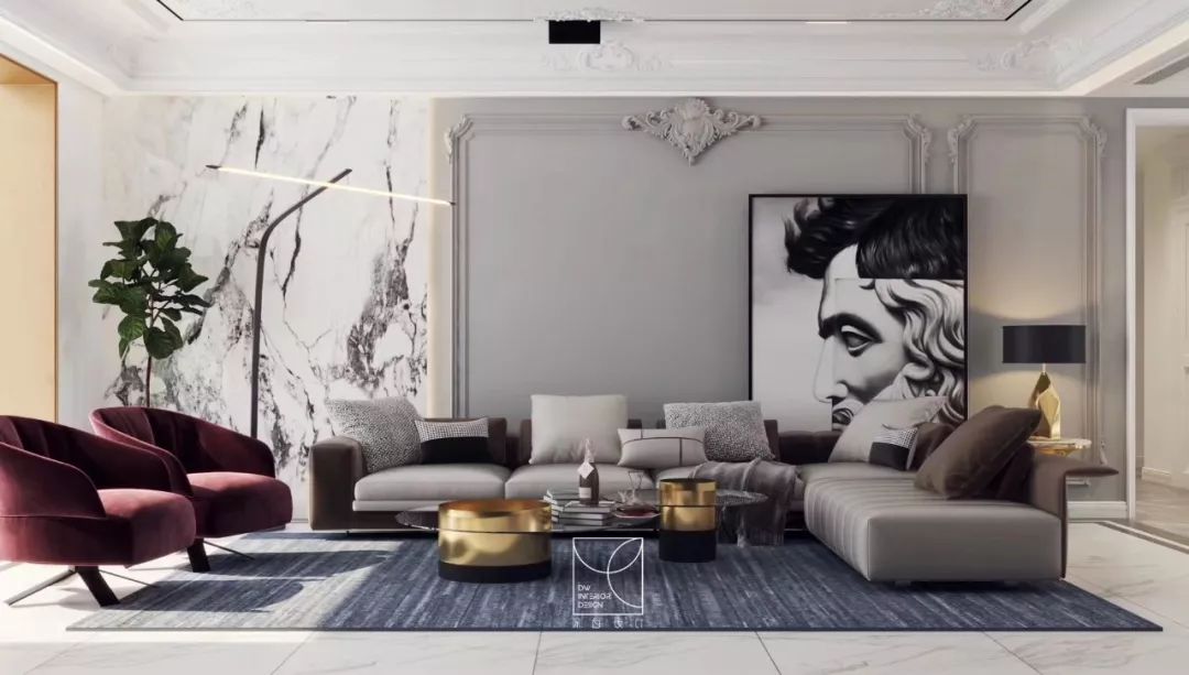 深白空间|| 五口之家静谧玉楼设计-12