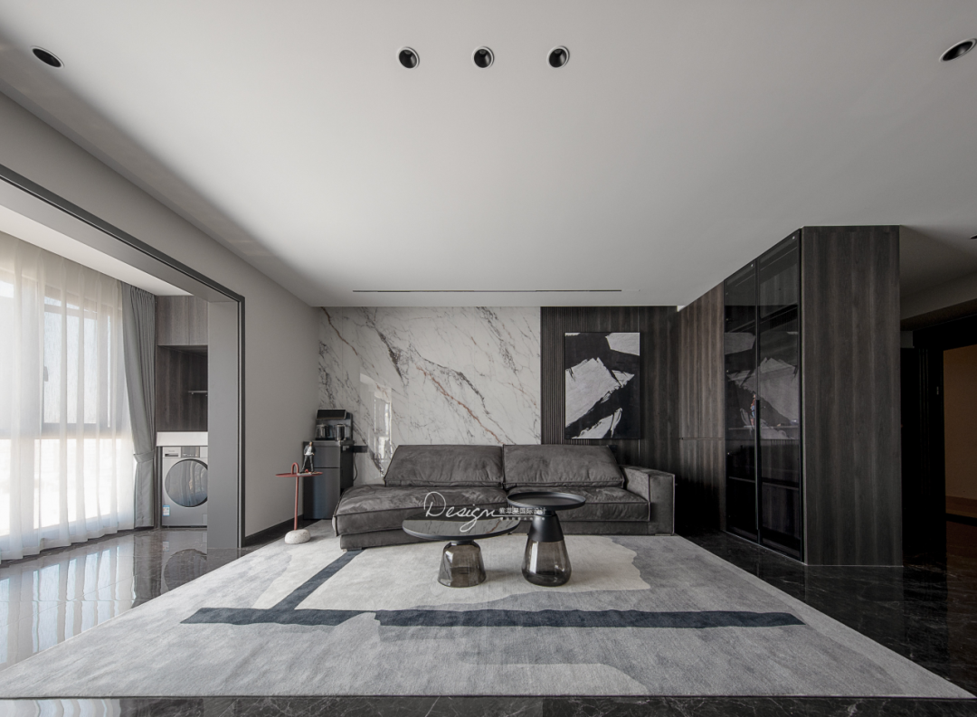 黑白碰撞,拿捏酷飒神秘的格调生活丨紫苹果国际设计-23