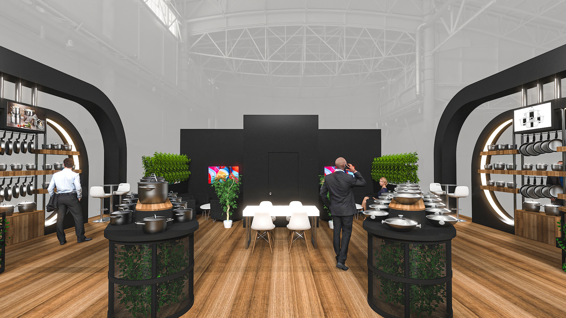 GORGEL STAINLESS STELL BOOTH DESIGN-8