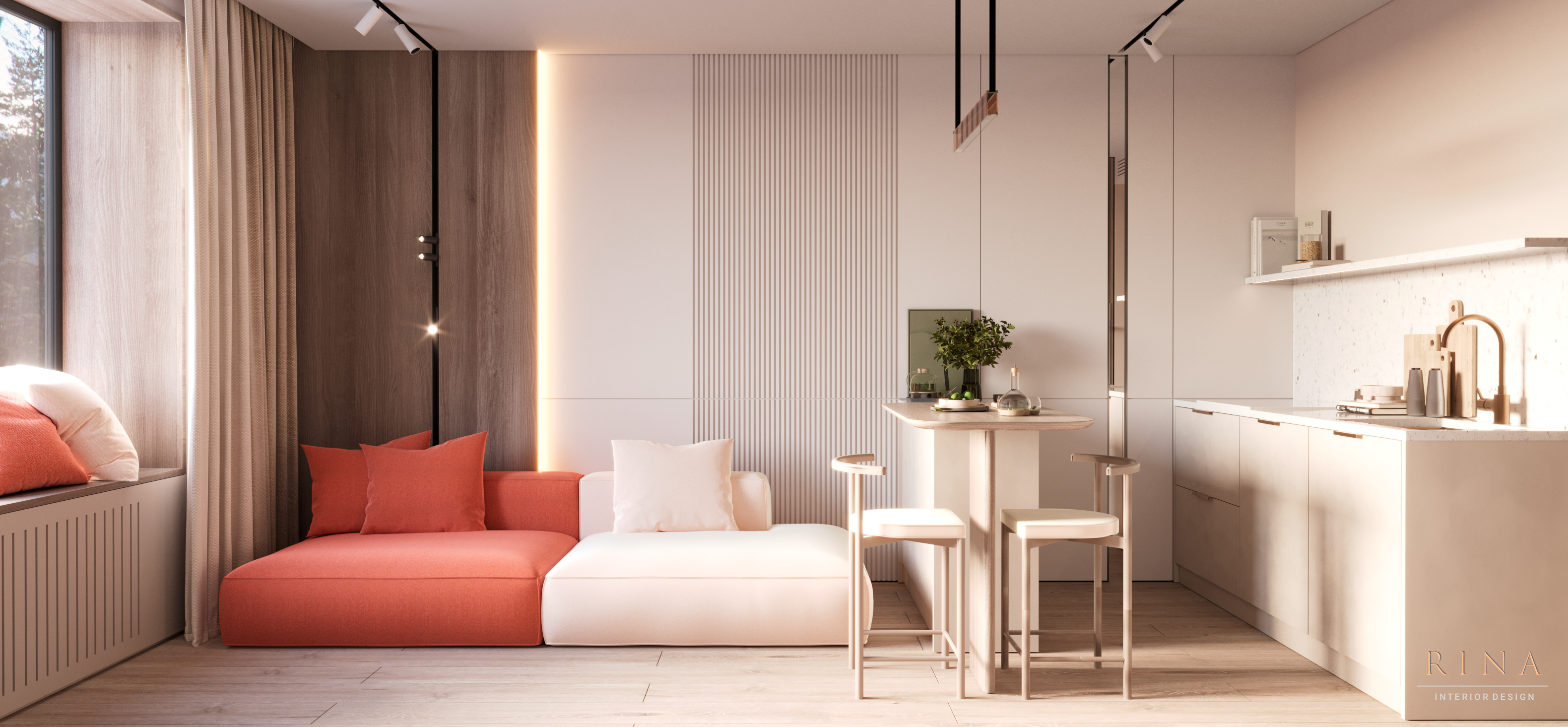 COCOON PROJECT | kitchen living room-2