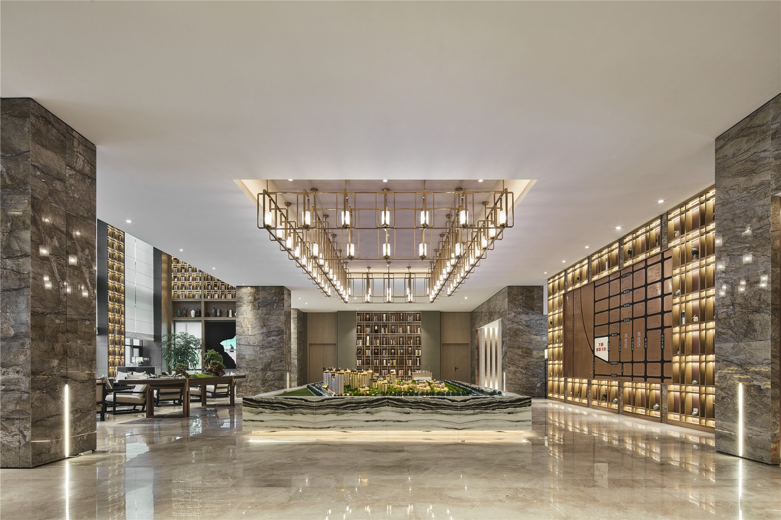 盘锦天格·锦翠书院双拼合院售楼处丨中国盘锦丨沈阳翡冷翠装饰工程有限公司-43