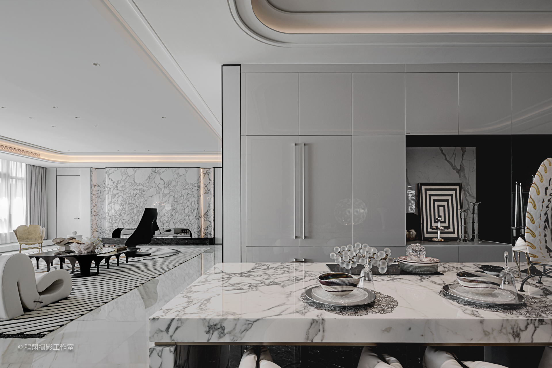 滨江·世纪国泰中心大平层丨上海郑仕梁室内设计,AVAD 范可萨设计-16