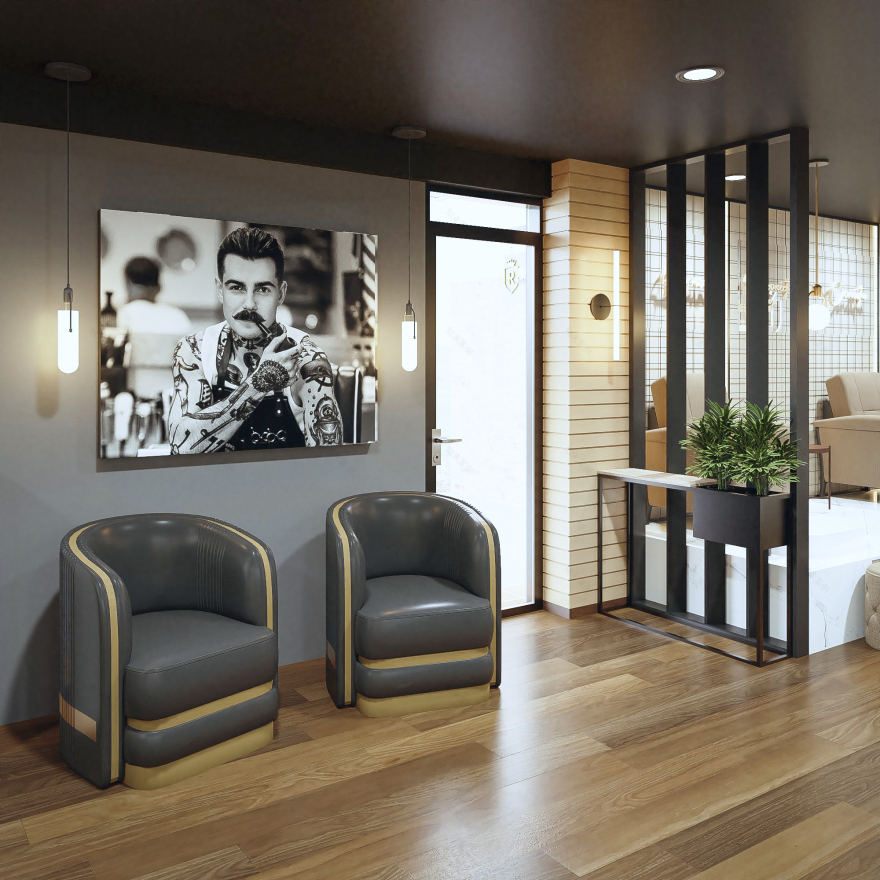 ROYAL BARBERIA STUDIO(皇家理发店工作室)丨Akroarquitectura工作室-5