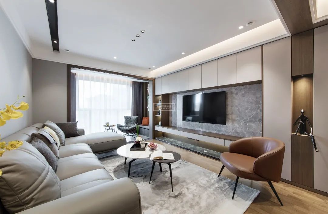 都铎城邦 93㎡现代简约风设计丨紫苹果装饰集团-20