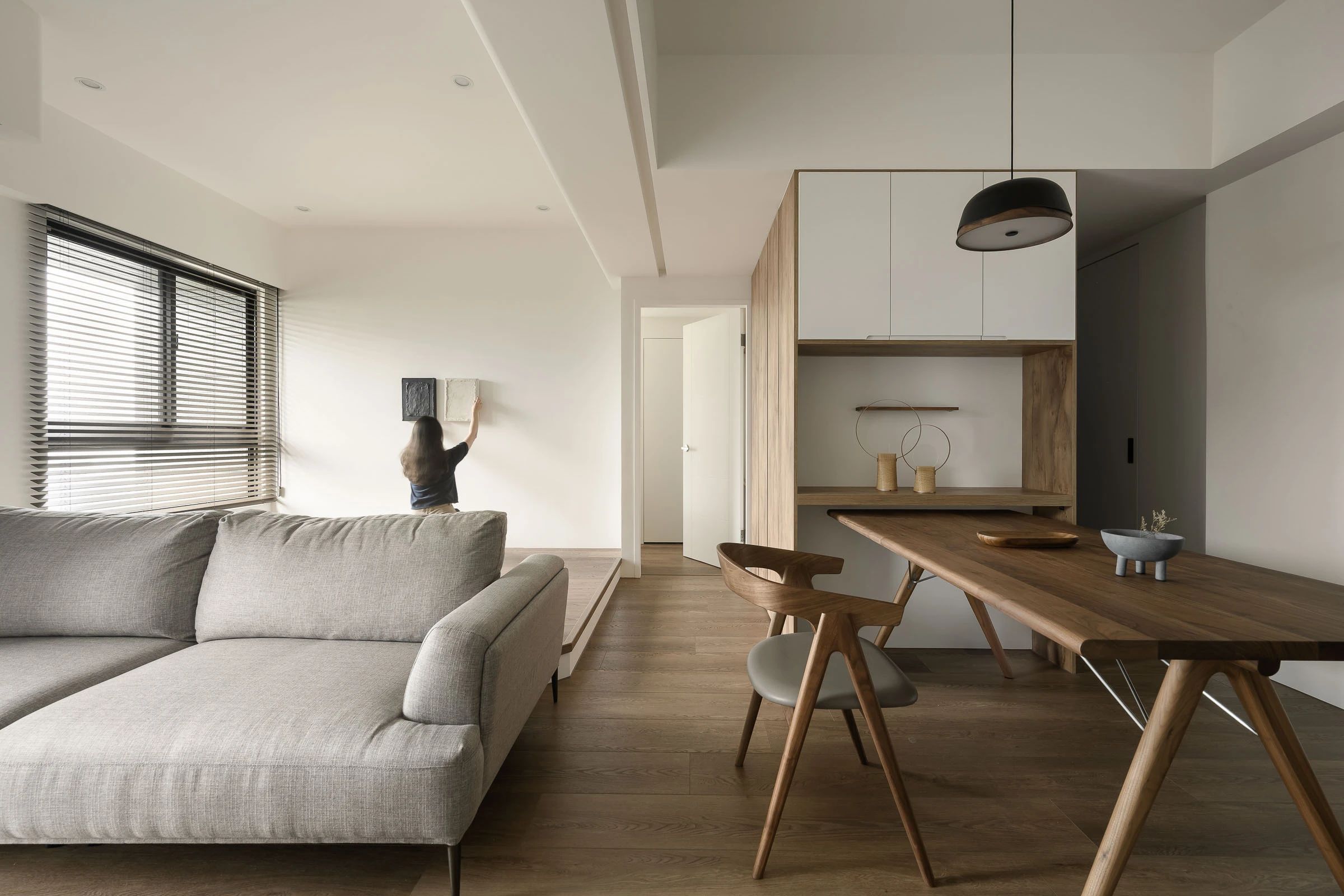 温润奶油风居家空间丨寓子设计-78