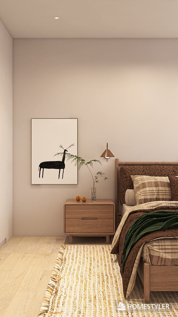 Дизайн-концепция спальни в Москва-сити-0