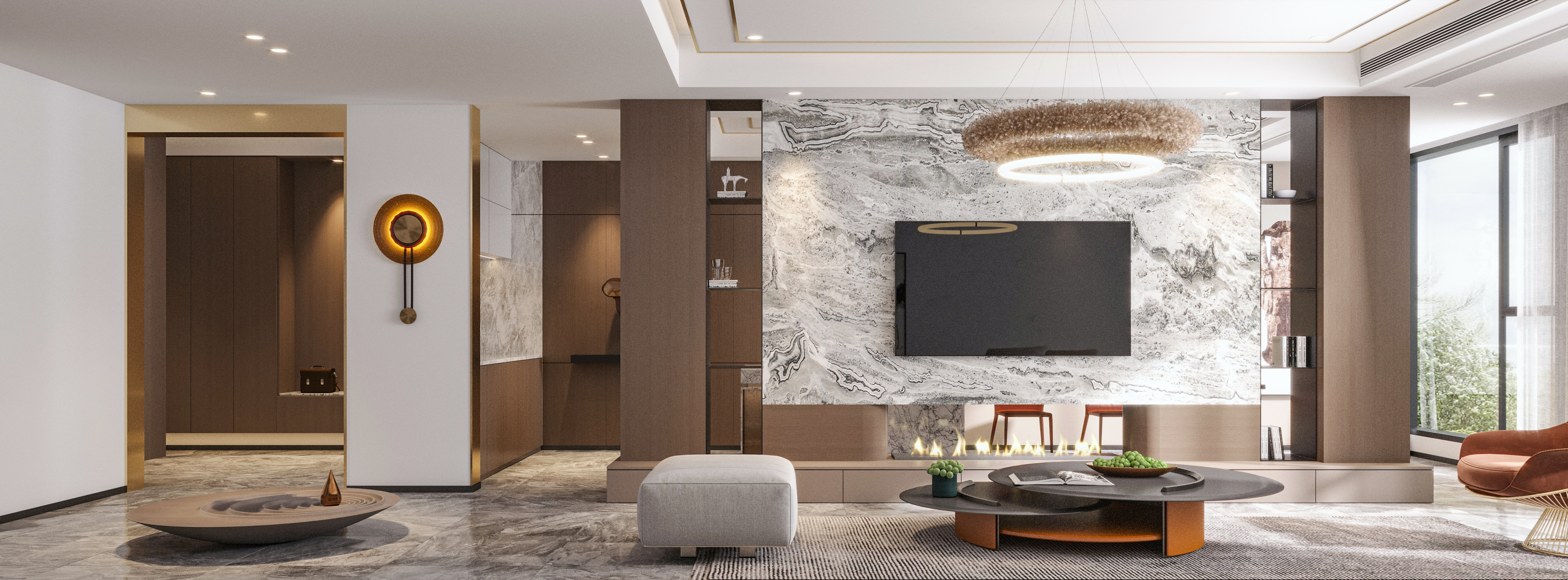 现代轻奢 · 成都雅居乐住宅设计丨中国成都丨象外建筑设计-10