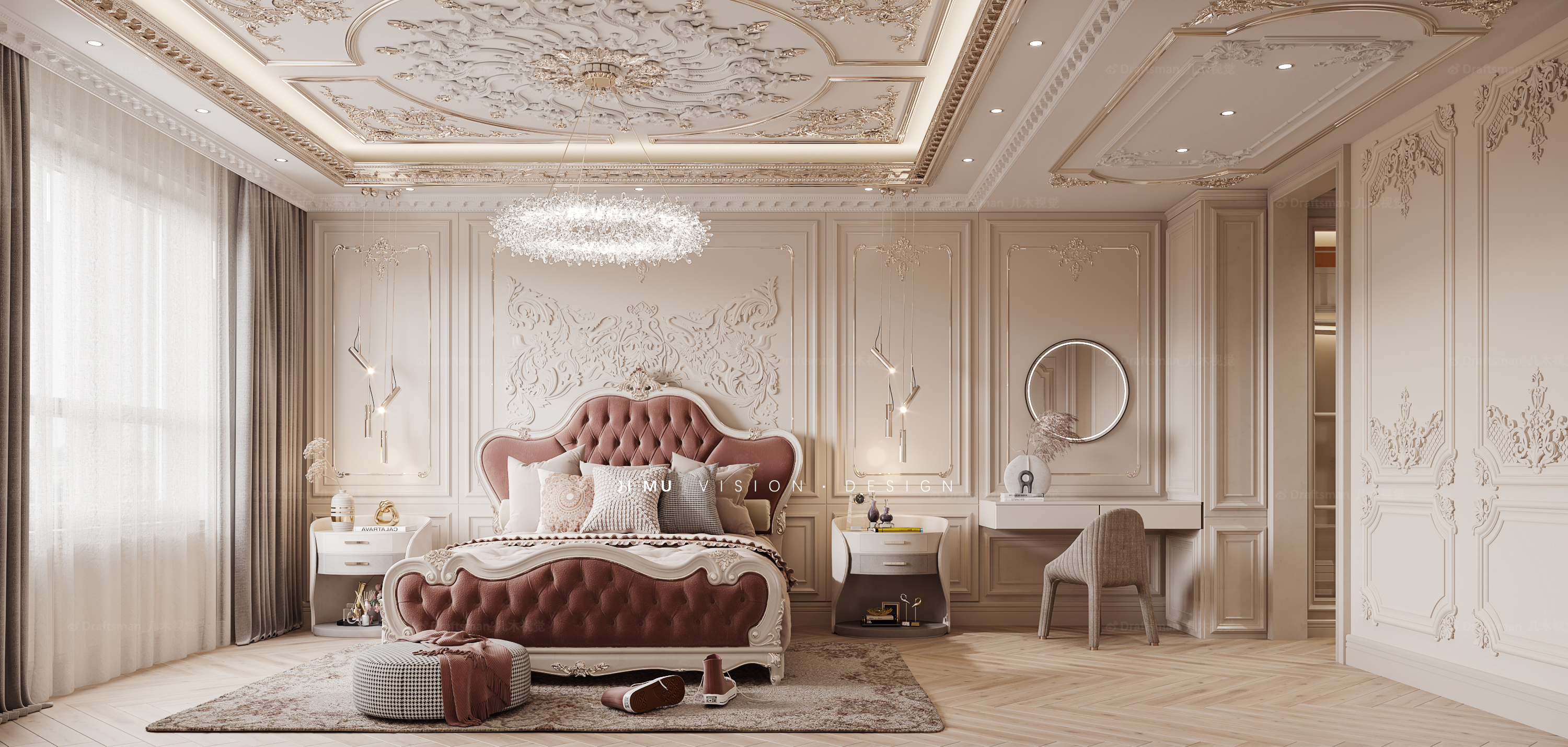 法式轻奢风室内设计-11