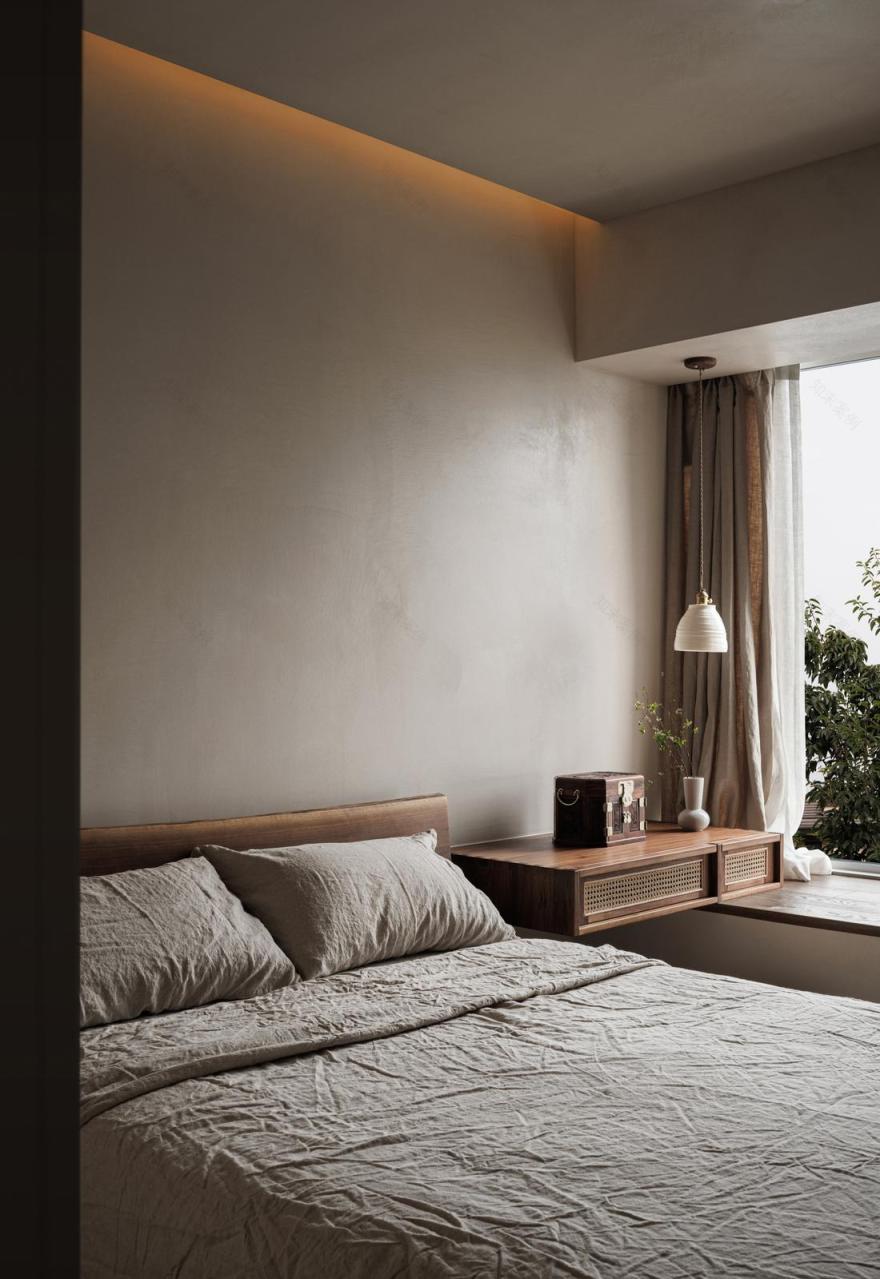 《隙光》静谧质朴的中式侘寂屋丨中国成都丨成都宏福樘设计-57