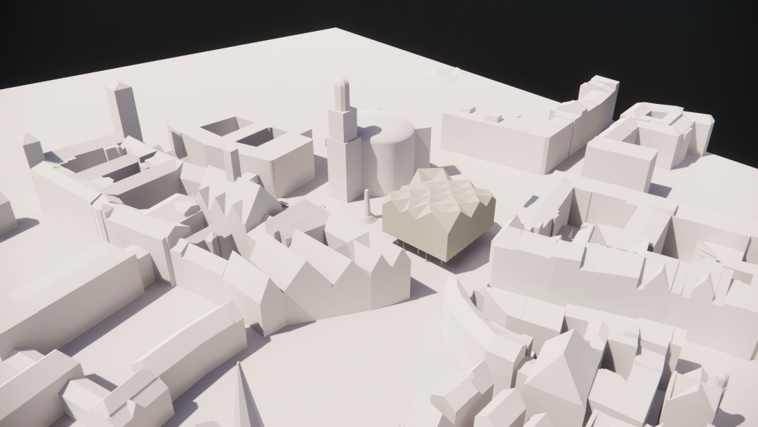 法兰克福圣保罗教堂民主之家国际竞赛方案-17