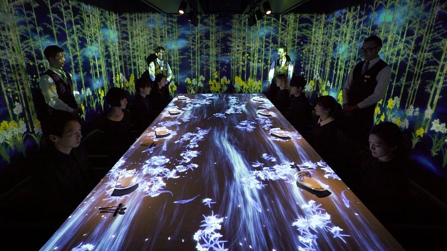 东京银座 teamLab 美食艺术空间-4