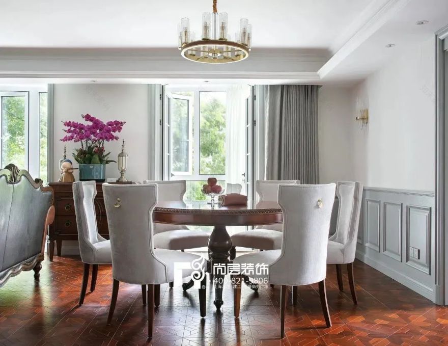 尚层作品 | 美式风格私宅,复古与现代的完美混搭,诠释空间艺术之美。-21