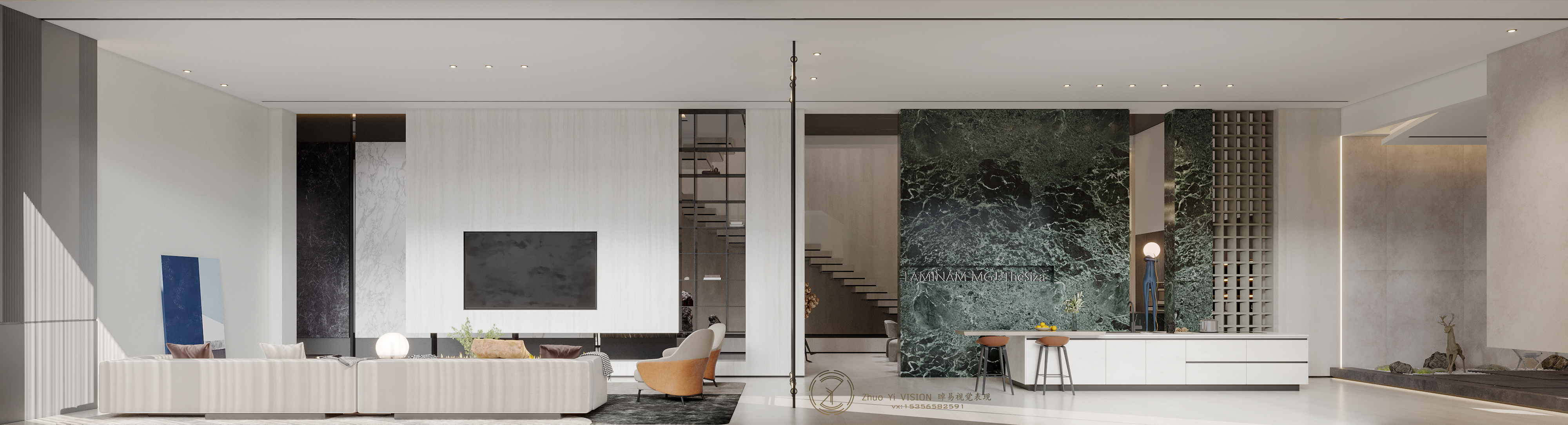 石材展厅 | 尽显奢华设计之美-6