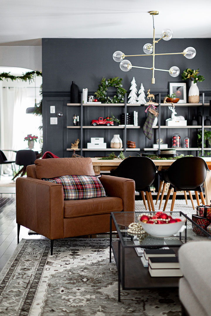 美式家居经典圣诞风 | 布满拼接图案的室内设计-3