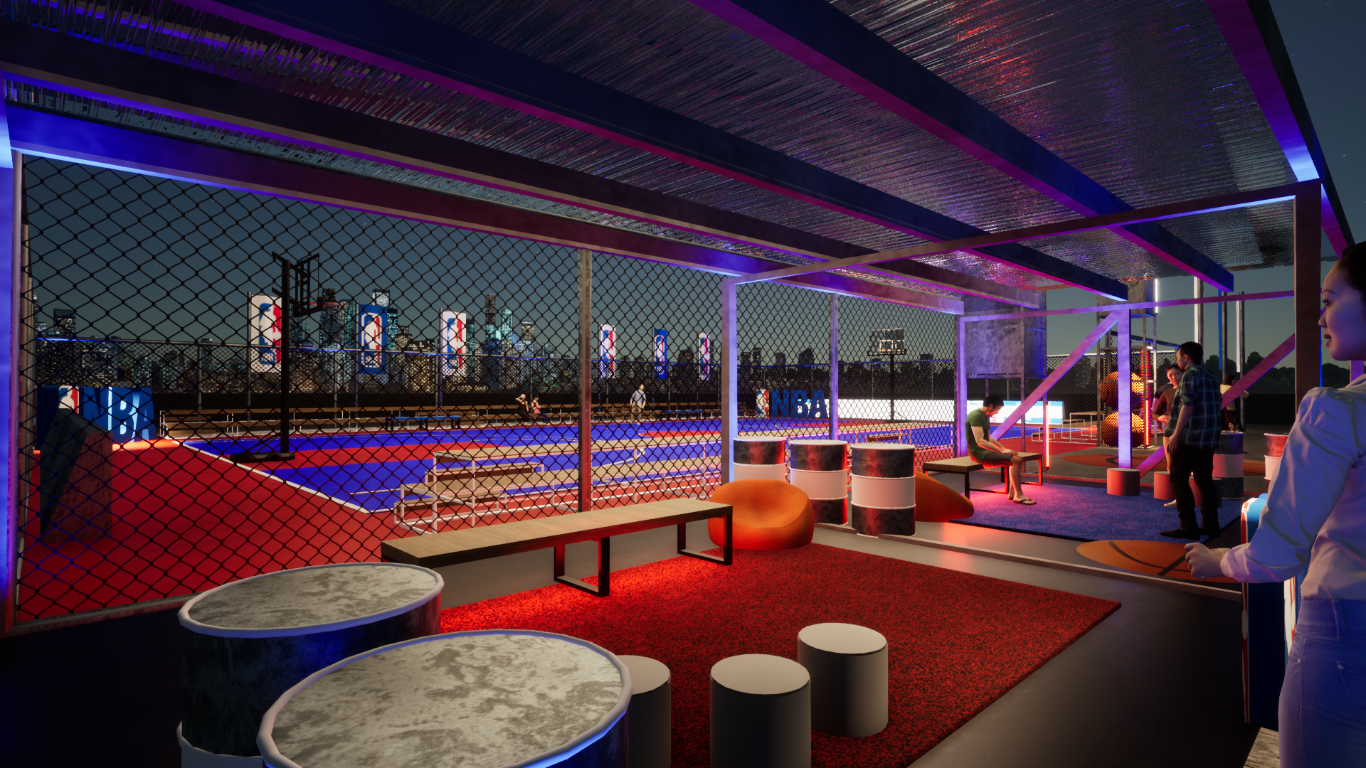 Cenografia de Evento da NBA-5