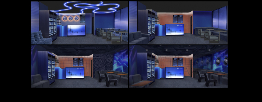 嘉拉伊太空休闲吧
注:Gala·y可能是个特定名称,嘉拉伊是根据读音音译,若有更合适的特定译法需根据具体上下文确定 丨俄罗斯彼尔姆丨Patriarch studio-34