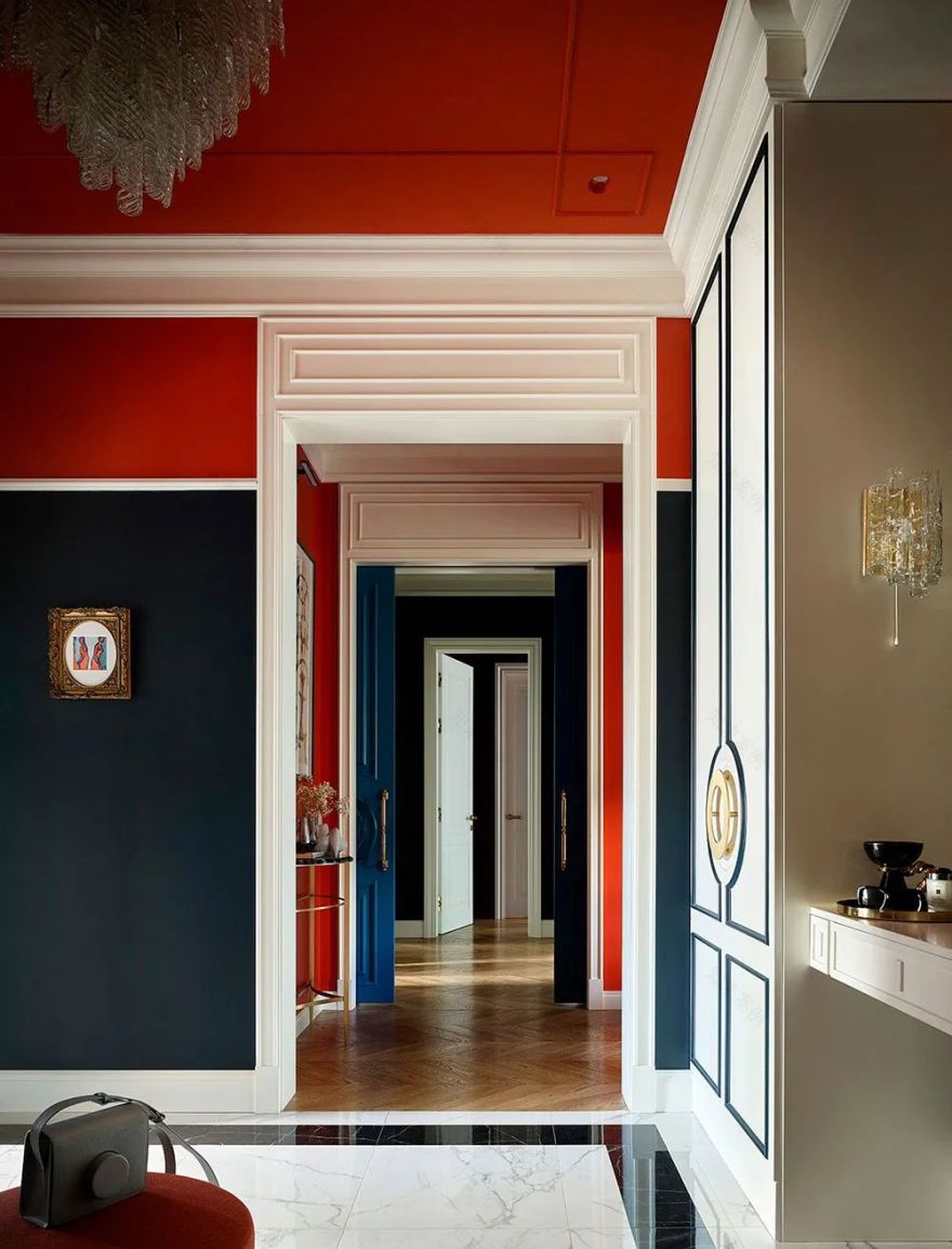 莫斯科市中心典雅浪漫别墅设计丨俄罗斯莫斯科丨Alisa Shabelnikova-14