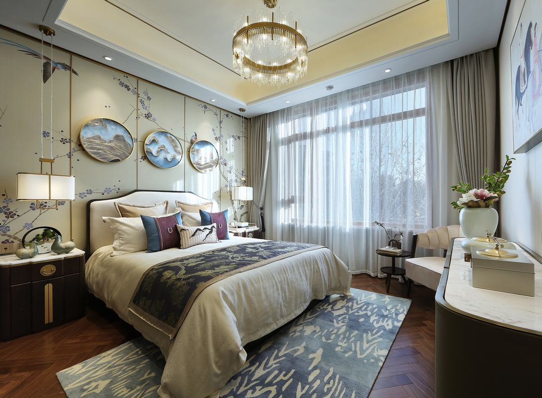 上海天鼓装饰设计-风尚新中式<梦回唐朝>-52