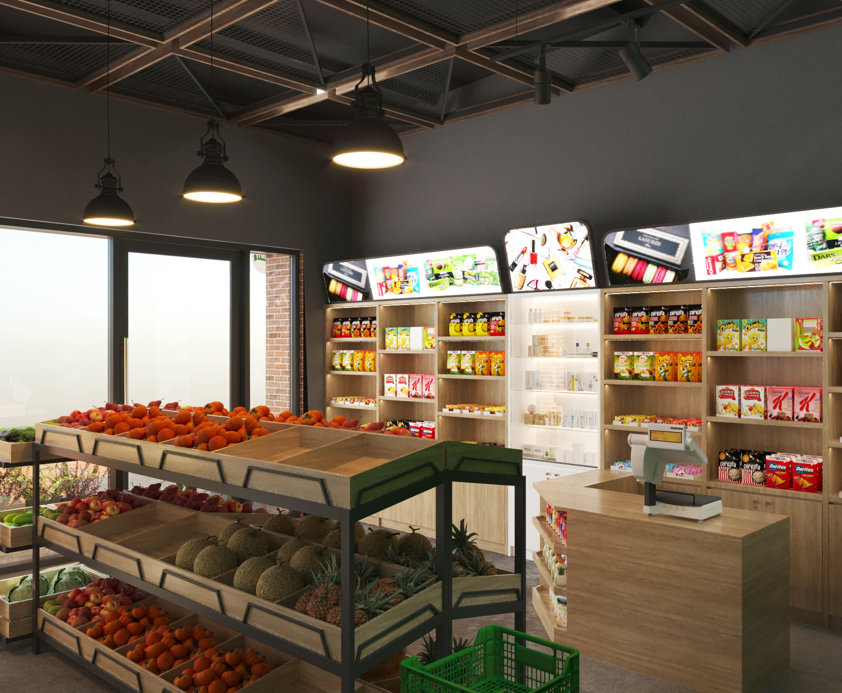 Fruits shop design-4