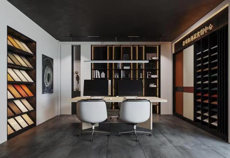 邯郸现代轻奢全屋定制家具展厅设计丨中国邯郸-14