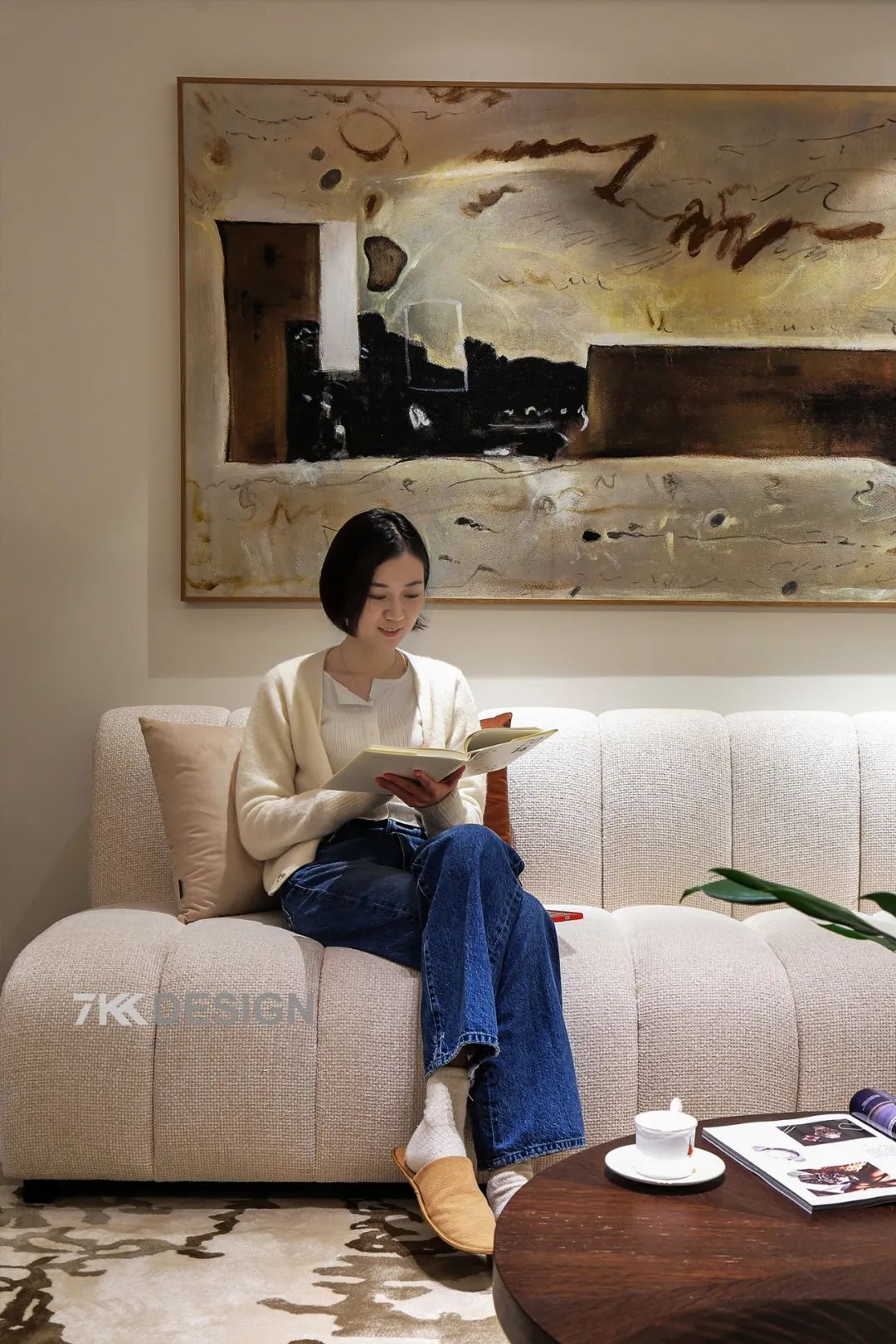 上海 145㎡美式双入户无主灯设计宅丨中国上海丨7KK DESIGN-29