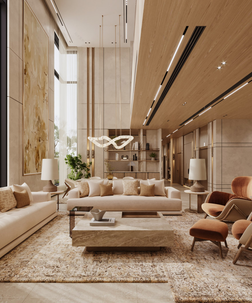 奥拉黄金·达曼市胡拜尔区
注:Al Khobar一般指沙特阿拉伯东部省最大的城市之一胡拜尔,它位于达曼市附近,在当地语境中常被提及Aura Gold这里音译成奥拉黄金,如果它是特定的专有名词,可能需要更多背景信息来确定更合适的译法 丨沙特阿拉伯丨MYS Design Haus-18