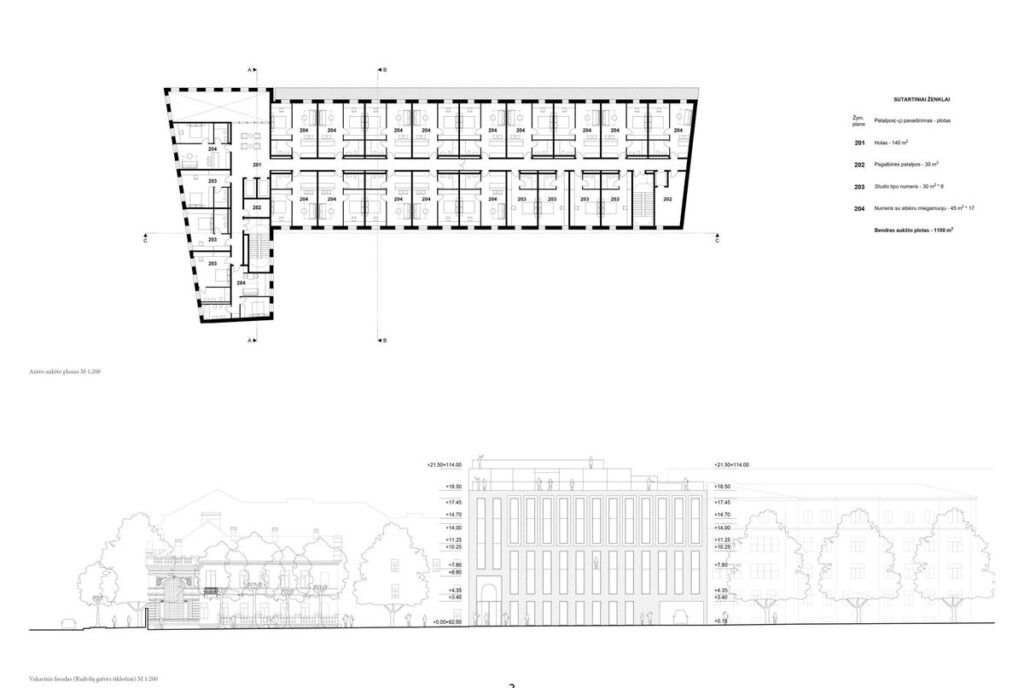 新酒店建筑及公园整治竞赛项目（方案“145215”）丨立陶宛维尔纽斯丨MB “NEUE ARCHITEKTŪRA”等团队-13