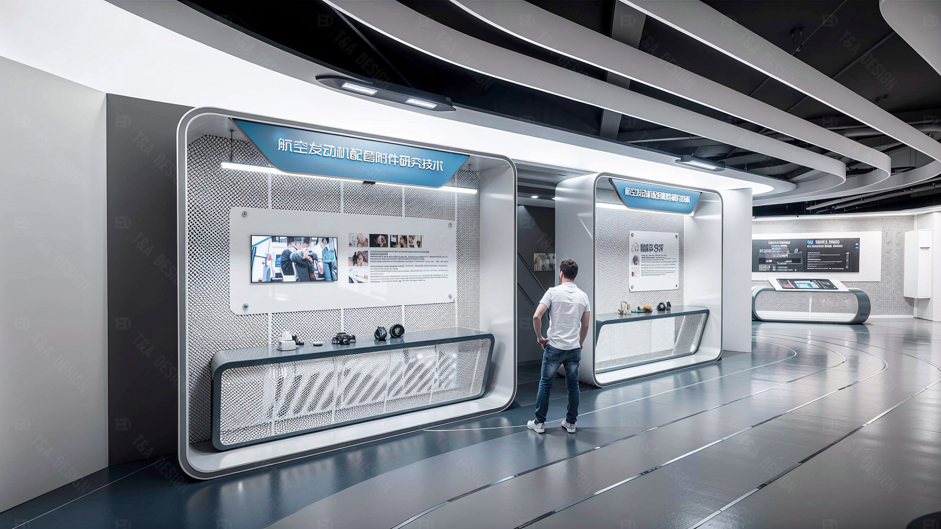航天企业展厅-16
