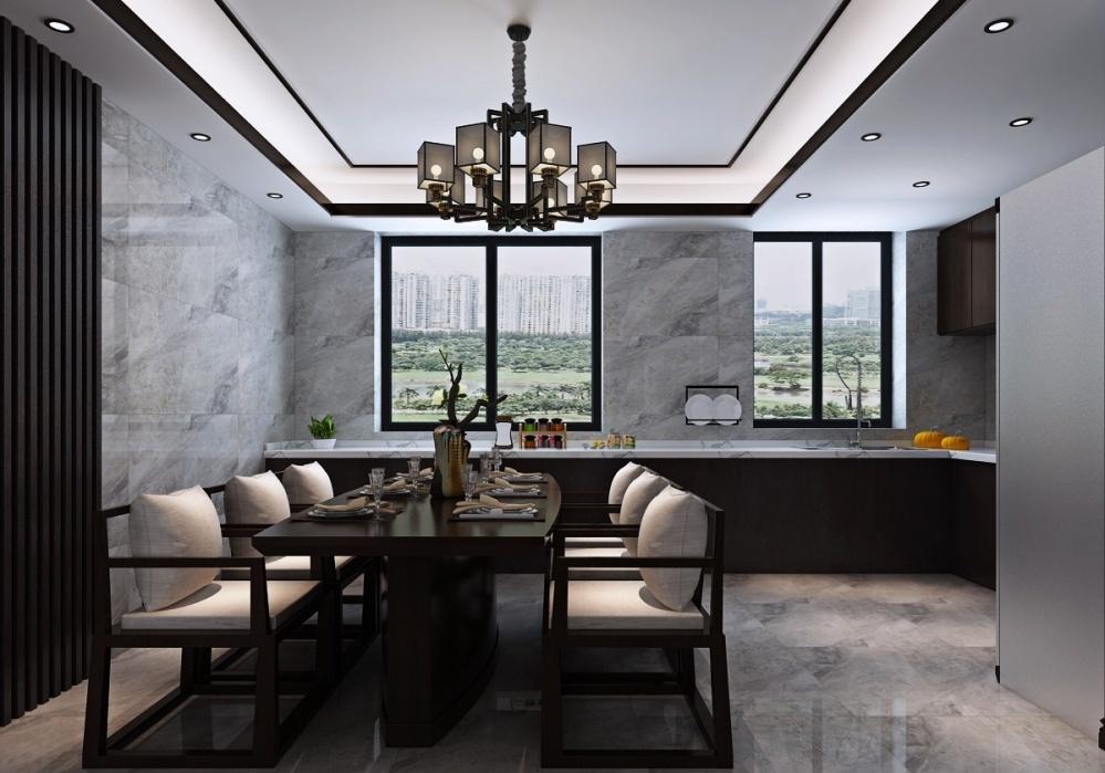 新中式风格打造诗意空间,温馨简约中展现生活品质-16