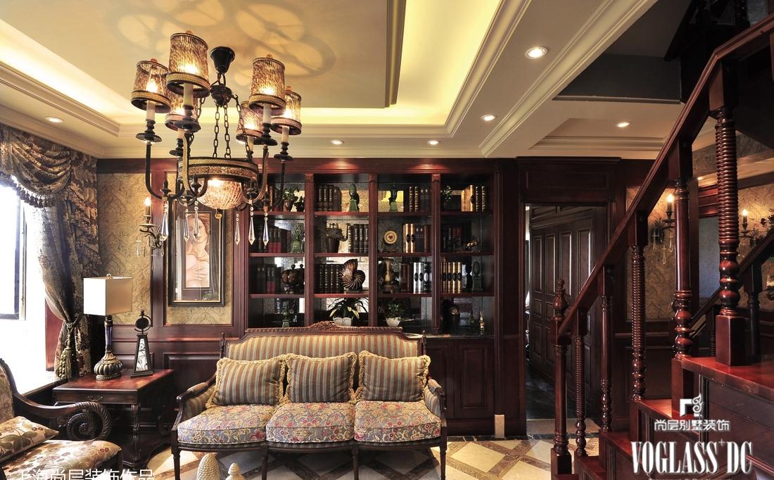 
招商海德名门美式别墅装修案例 -0