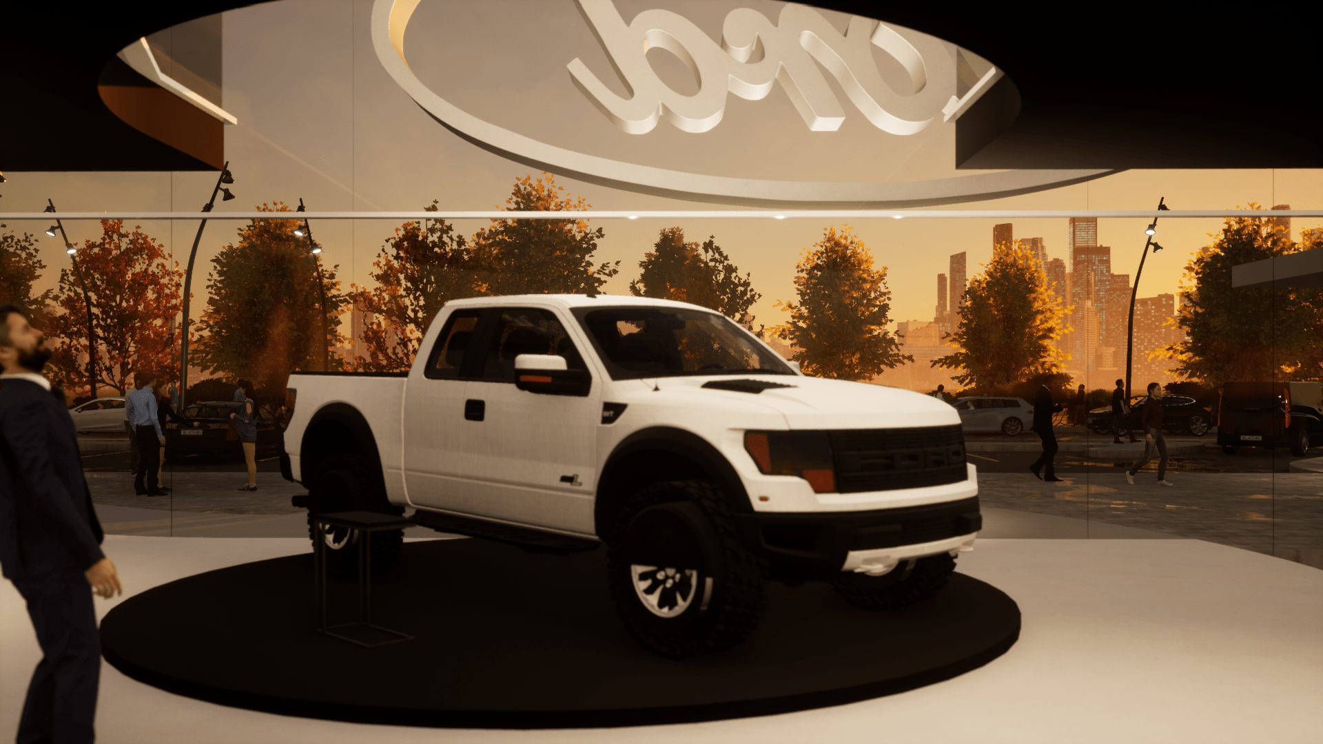 福特汽车展厅概念设计-13