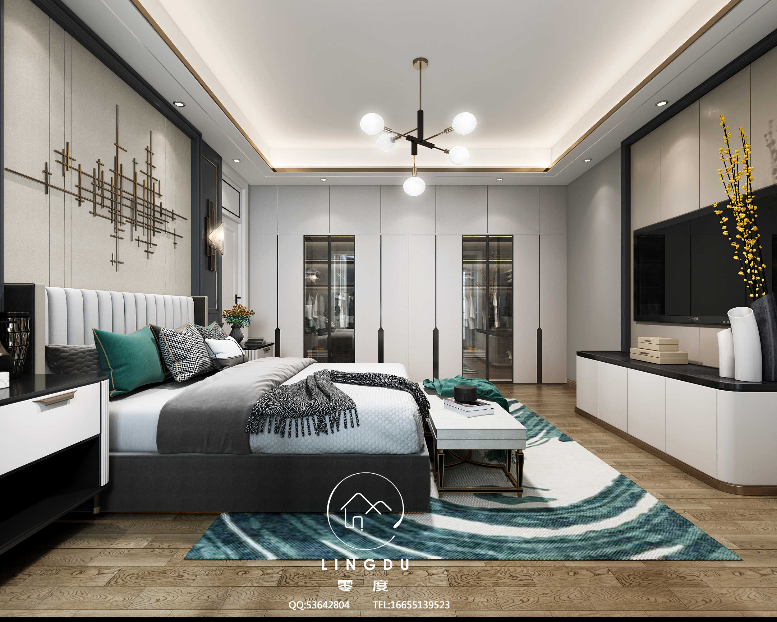 现代轻奢全屋的零度视觉设计-6