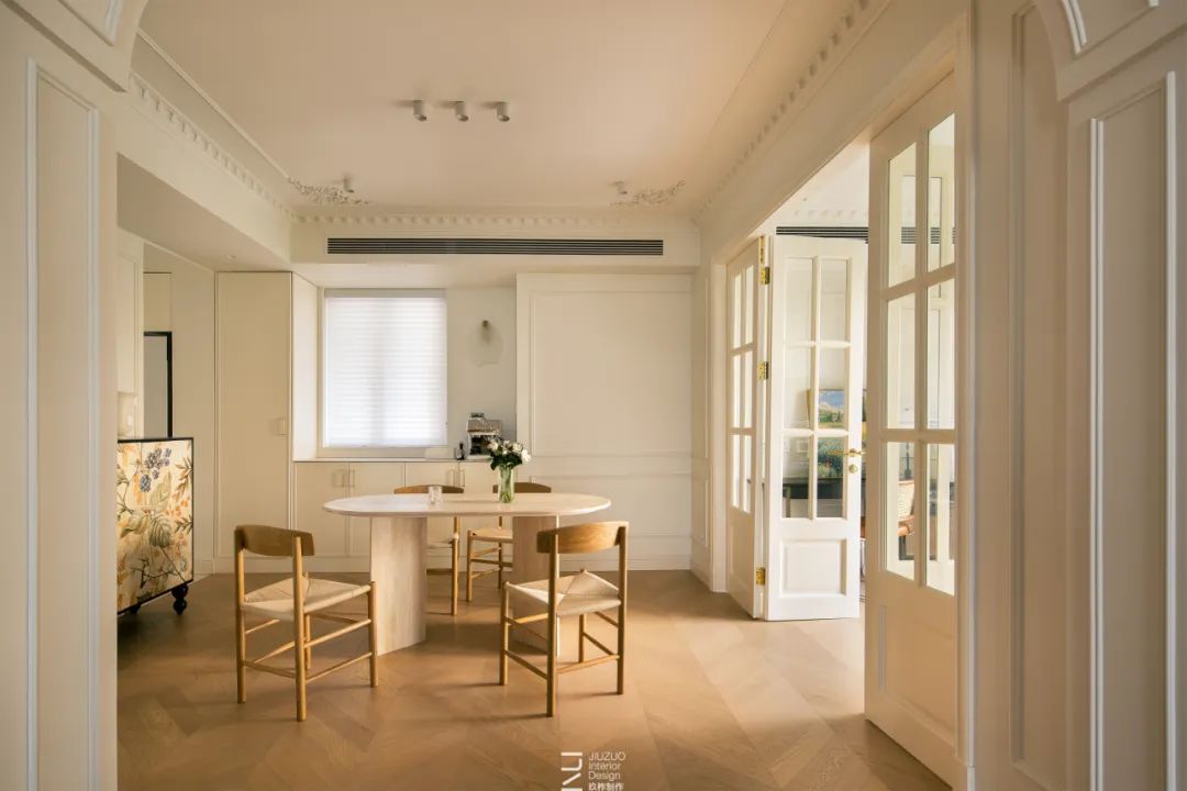 现代法式奶油风平层丨中国上海丨玖柞制作-42