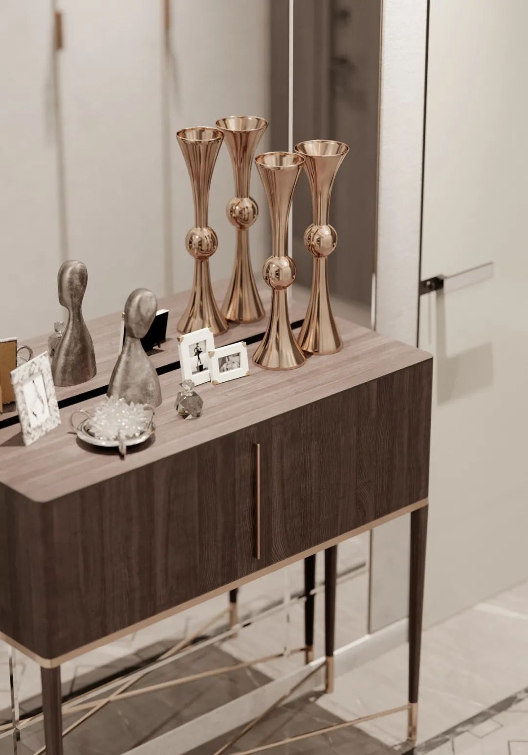 高级灰金属风格住宅丨俄罗斯丨俄罗斯圣彼得堡设计师 Gavriil Verbitsky-15