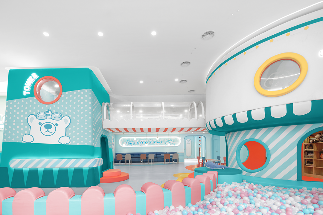 小北亲子游泳俱乐部丨中国上海丨杭州二向箔空间设计-33