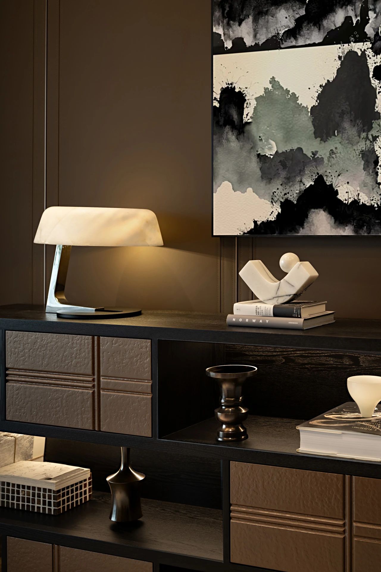 广州长隆越秀瑞麓府样板房建面约253,205m²户型丨中国广州丨硬装矩阵纵横,软装矩阵鸣翠-39