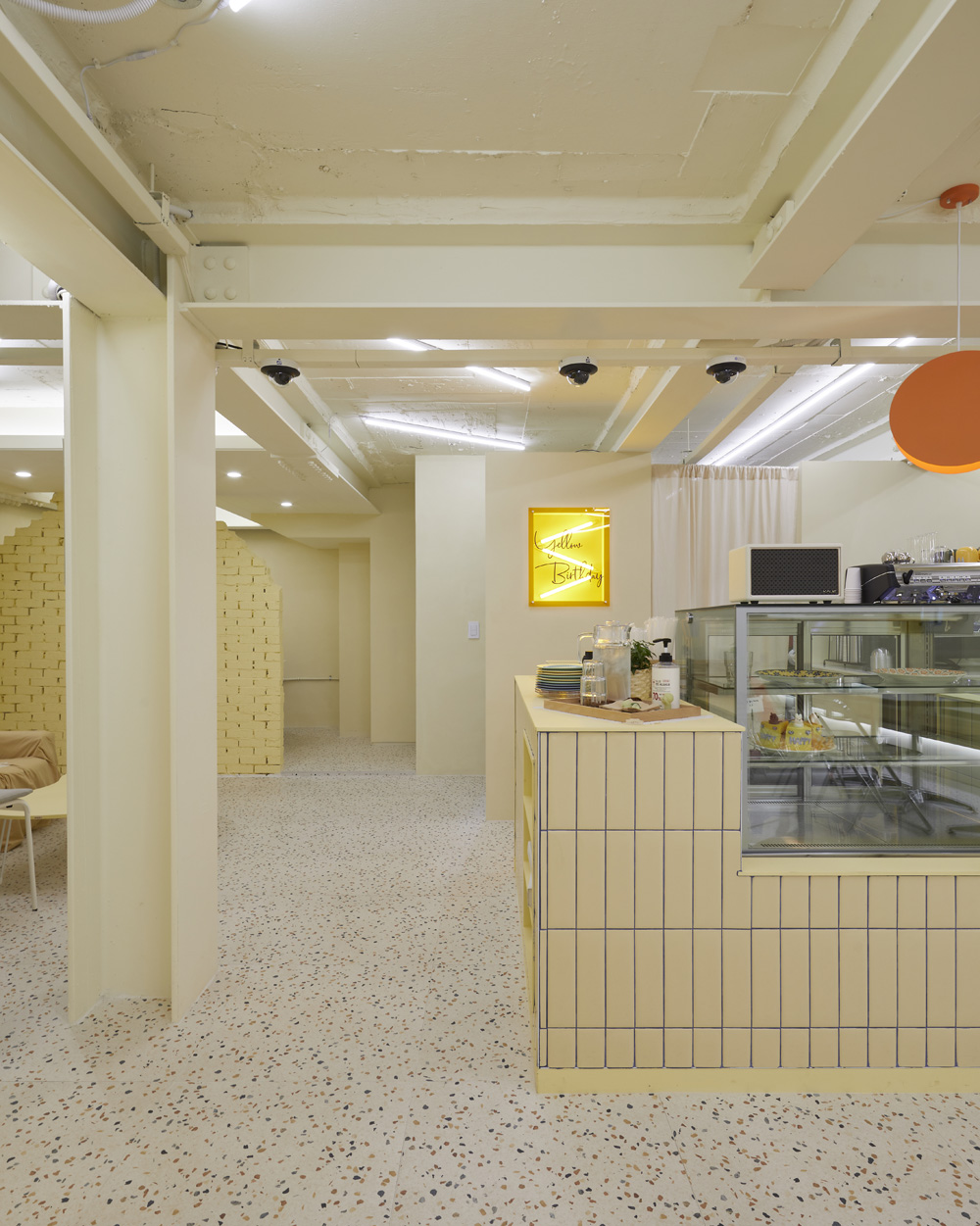 柔和色彩的 25 平米咖啡厅设计-12