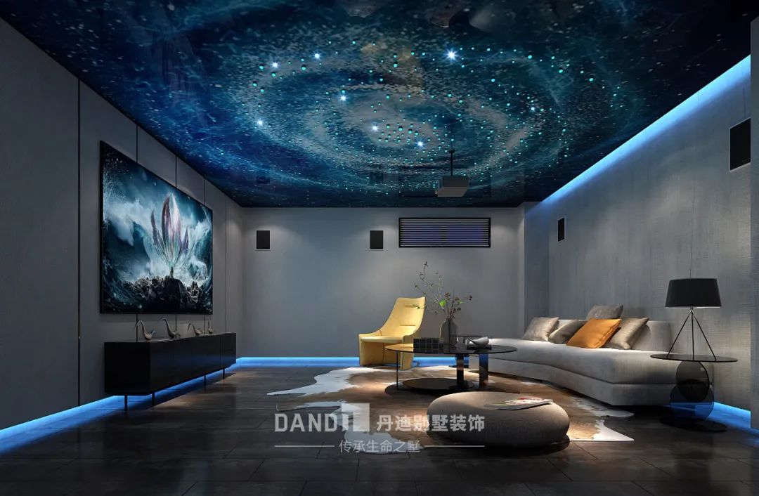 别墅地下室多元化设计丨丹迪别墅装饰-17