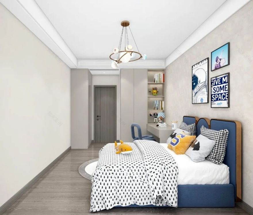 现代简约华发山庄 · 自然本真的艺术生活空间丨简艺装饰-46