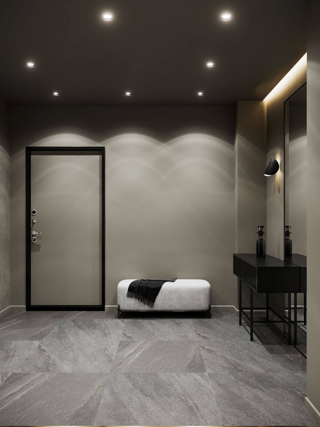 木质+高级灰 舒适到极致的住宅空间-1