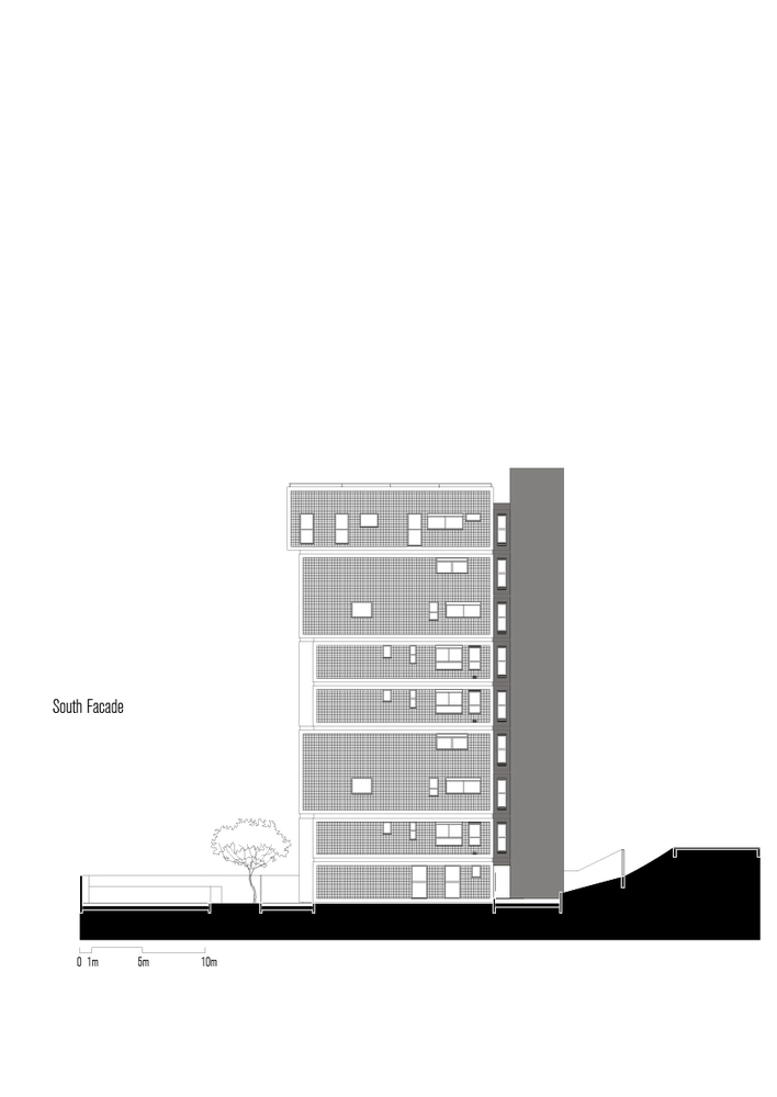 巴西阿雷格里港的混凝土住宅楼-59