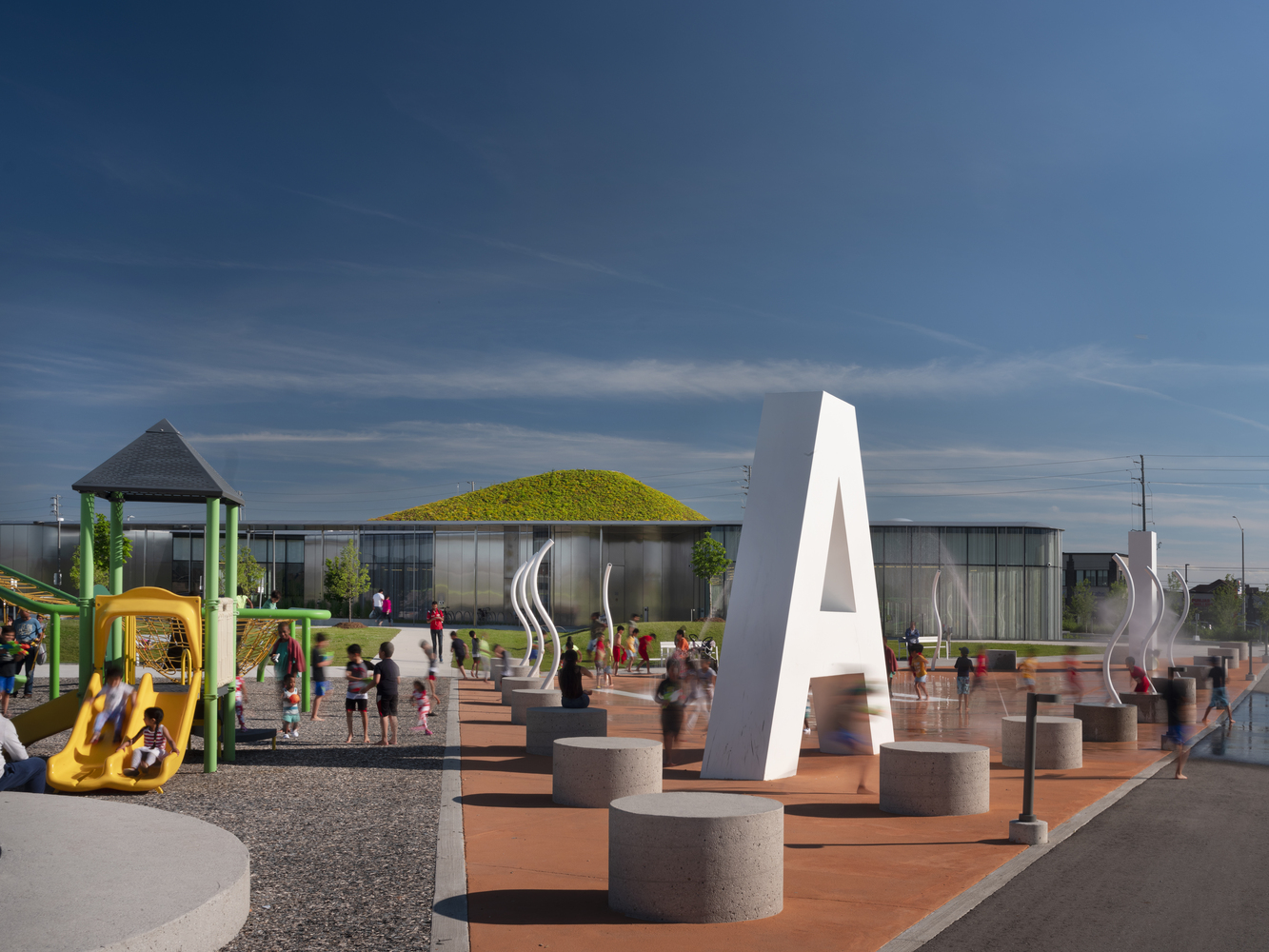 加拿大斯普林代尔图书馆和驹形丸公园-21