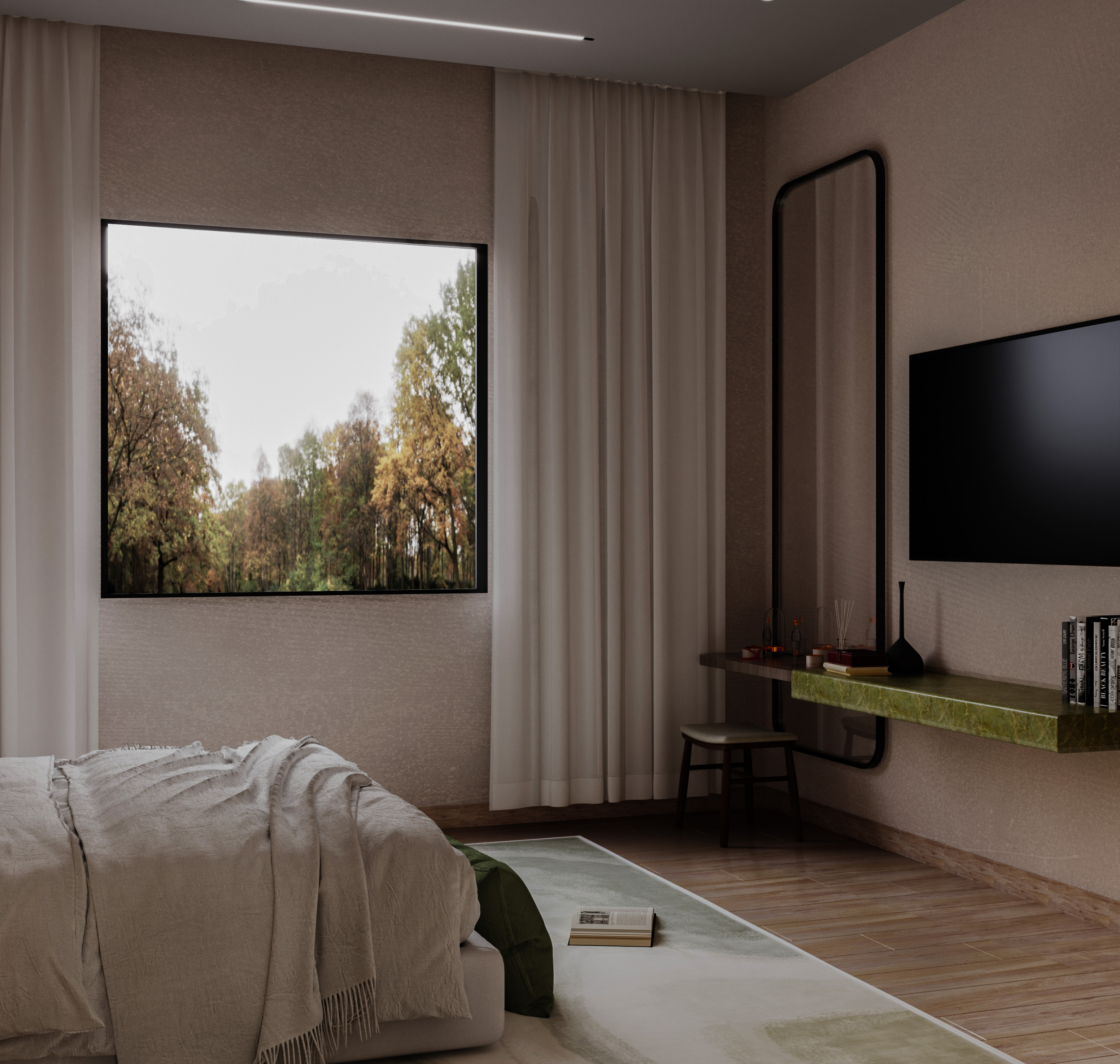 Organic Modern Bedroom（有机现代卧室）丨埃及丨Point Architecture-8