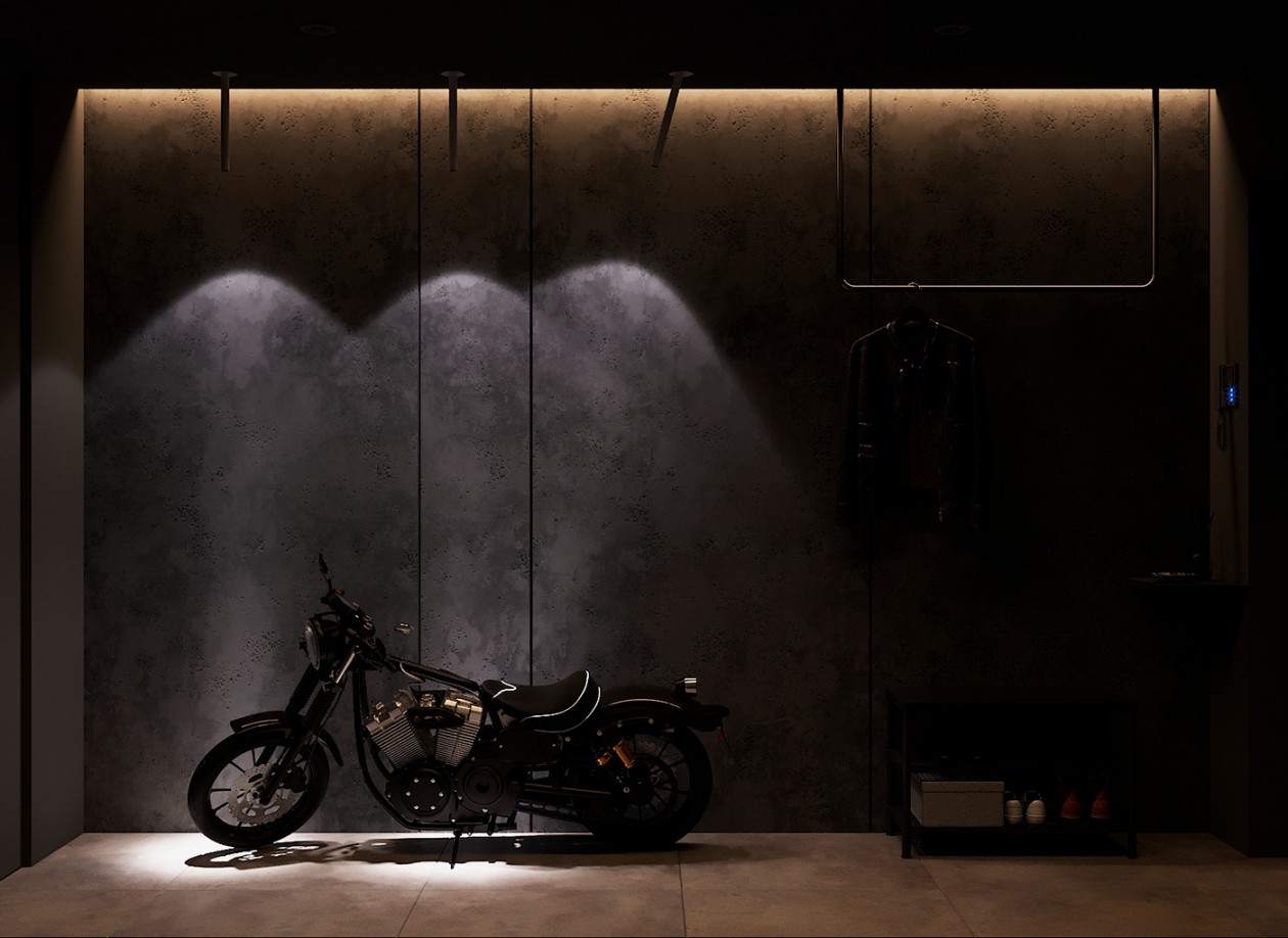 Studio | Buro2D 俄罗斯 黑色公寓-24