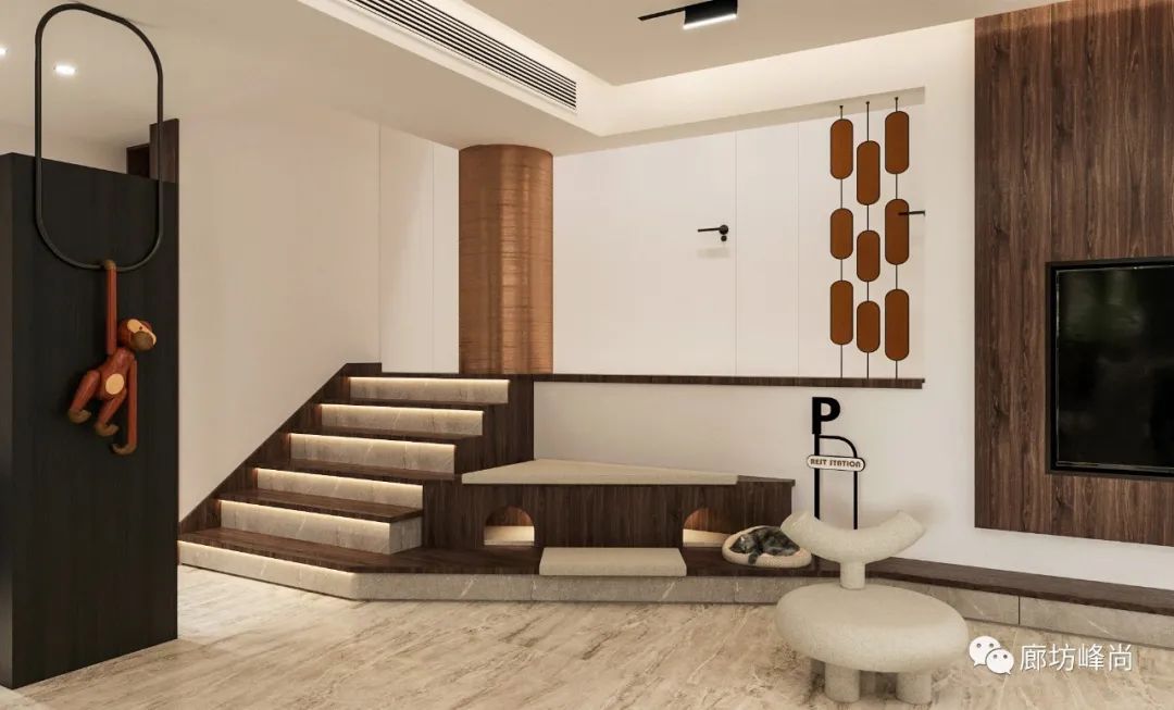 陪伴者 · 现代简约风格猫狗家居设计丨中国廊坊丨廊坊峰尚设计组-35