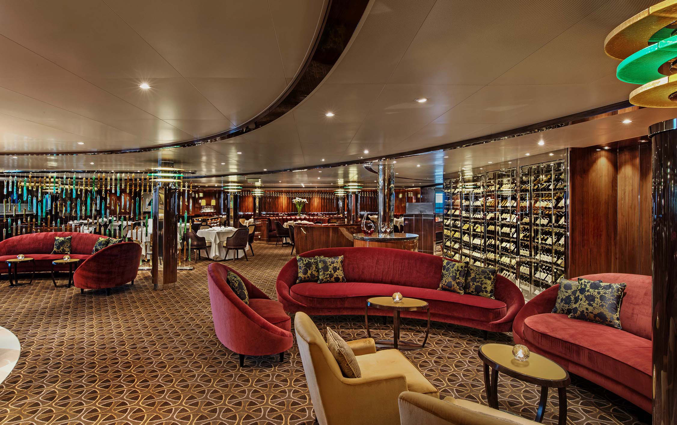 SEABOURN OVATION 豪华室内设计丨Tihany Design-21