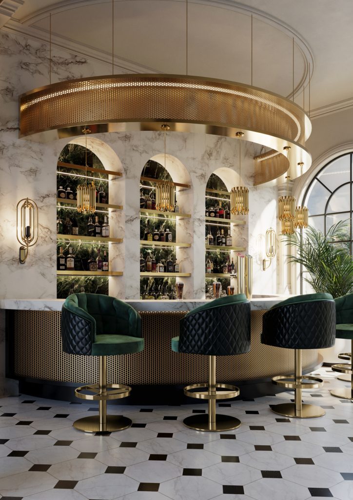 俄罗斯庄园室内设计项目-37